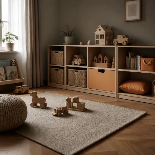 Meuble de rangement pour jouets : organiser la chambre enfant avec élégance