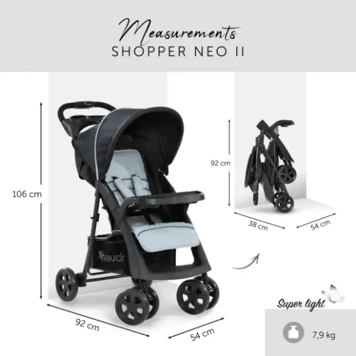 Avis hauck Shopper Neo II : la poussette citadine pratique et pas chère pour le quotidien