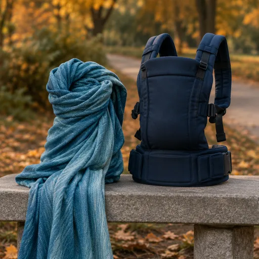 Écharpe de portage ou porte-bébé préformé pour l'automne : lequel tient chaud et soutient vraiment le dos en balade