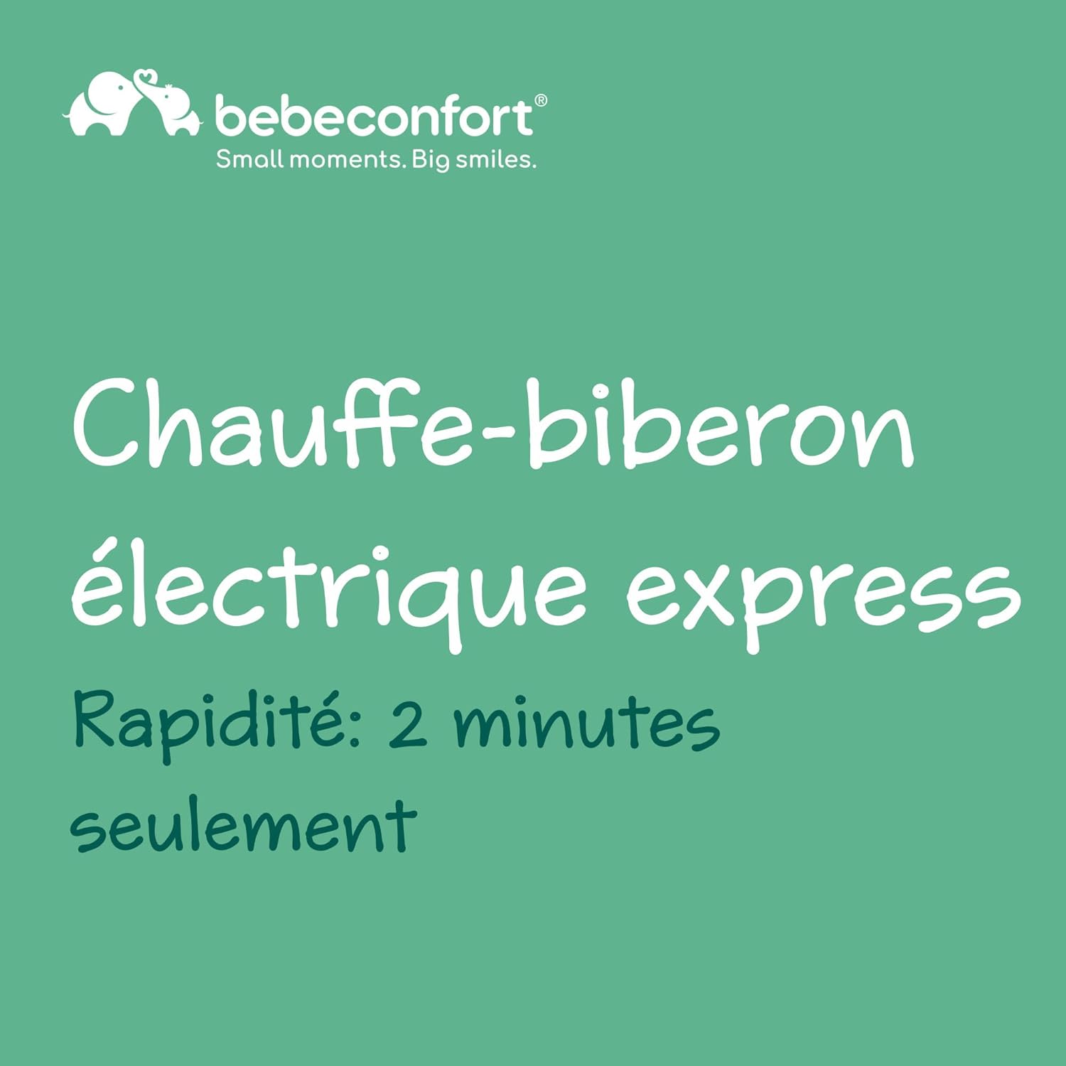 Chauffe-Biberon Électrique Express pour Bébé, Chauffe-Biberon pour la Maison, Chauffage Rapide, Facile à Utiliser, Blanc et Vert