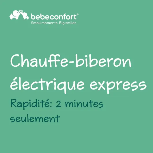 Chauffe-Biberon Électrique Express pour Bébé, Chauffe-Biberon pour la Maison, Chauffage Rapide, Facile à Utiliser, Blanc et Vert