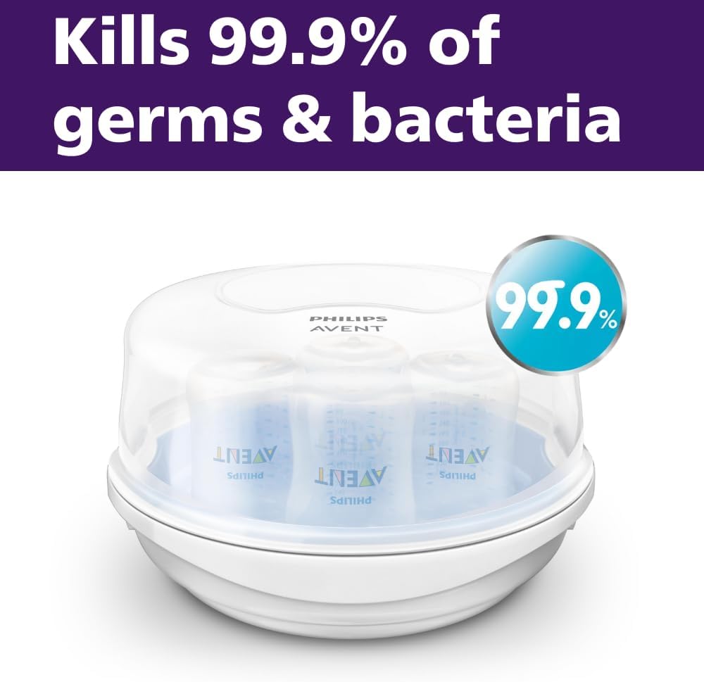 Philips Avent Stérilisateur micro-ondes à vapeur (modele SCF281/02)