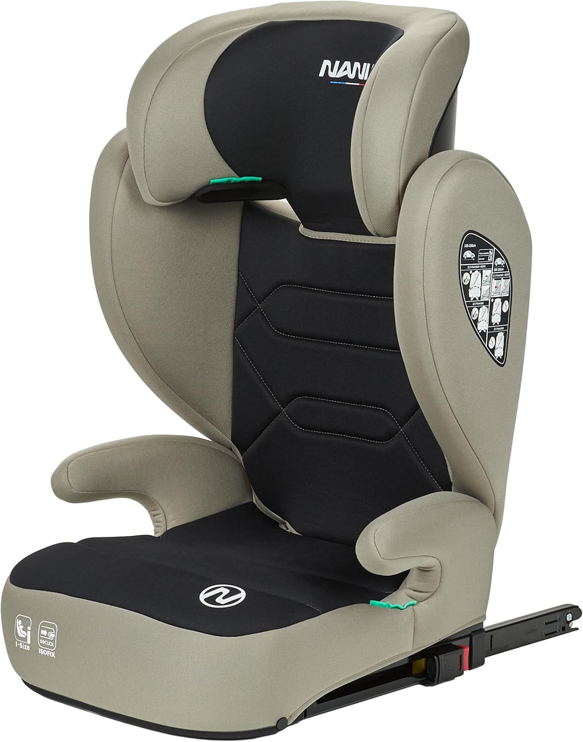 Siège auto enfant Isofix Bogota 2 EN 1 I-size 100-150 cm-Groupe 2/3- environ 4-12 ans -Rehausseur siège auto enfant avec Protection Latérale - Appui-tête Réglable- Fixation Isofix ou ceinture Bogota isofix
