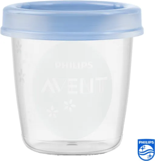 Avent Lot de 5 Pots de Conservation et leurs Couvercles Vissables 180 ml 5 Unité (Lot de 1)