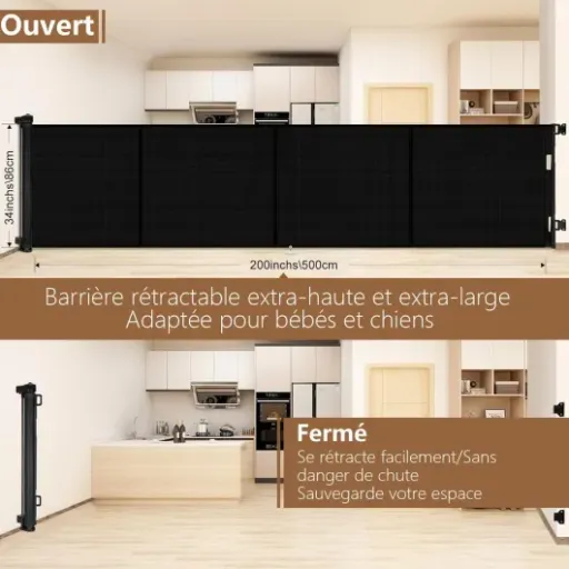 Test Barrière Sécurité pour Enfant Chien : la solution polyvalente pour votre maison