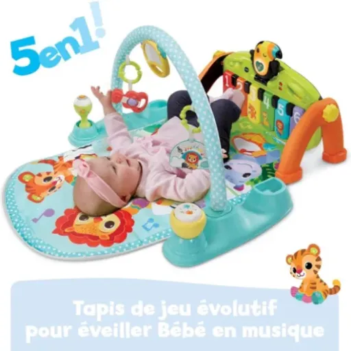 Test Tapis Tap Tap Piano 5 en 1 : Un compagnon d'éveil musical pour bébé