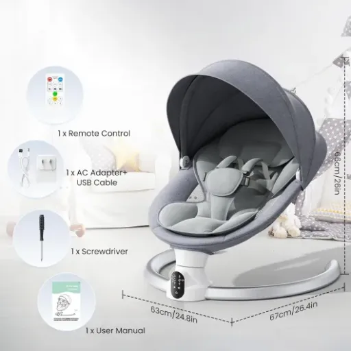Test Transat Bébé Electrique : La balancelle pratique pour soulager les parents