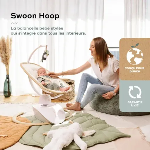 Test Balancelle bébé Electrique Swoon Hoop : une aide pratique pour calmer bébé