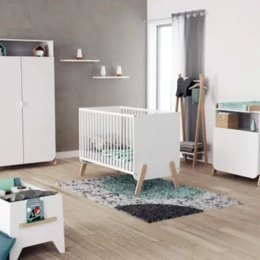 Test Meuble à Langer PIRATE Blanc et Hêtre : du pratique pour la chambre d'enfant