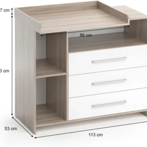 Test Vicco Commode à Langer Oskar : la praticité pour les parents en quête d'espace.