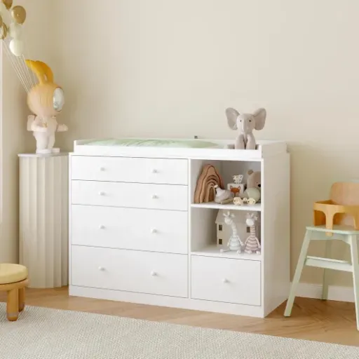 Test de la Commode à langer bébé : le meuble pratique sans fioritures