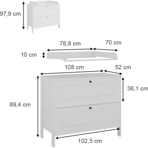 Test Commode à Langer Ajaton : Un choix pratique sans chichis