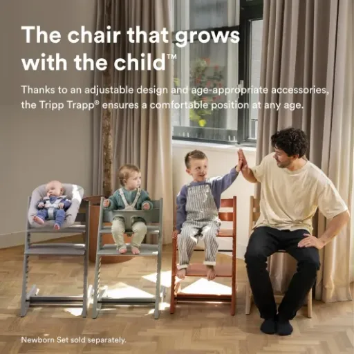 Test Tripp Trapp Chaise Haute Stokke : la chaise qui grandit avec les petits.