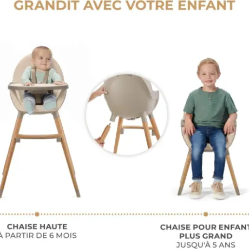 Test Kinderkraft FINI 2 : la chaise haute bébé multifonction qui sait s'adapter