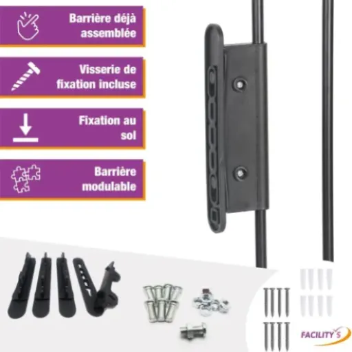 Test de la barrière de sécurité FACILITYS : modulable et robuste pour la sécurité de vos enfants