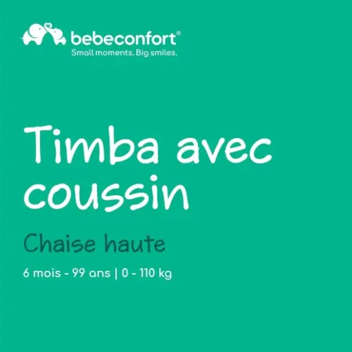 Test Bebeconfort Timba + Coussin : une chaise haute qui grandit avec votre enfant