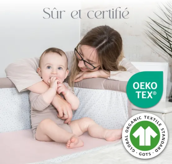 Drap Housse Cododo 50x83 cm – Lot de 2 – 100% Coton Biologique – Rose Drap Housse Bebe – Doux et Respirant 51x85 cm 51 x 85 cm Pink