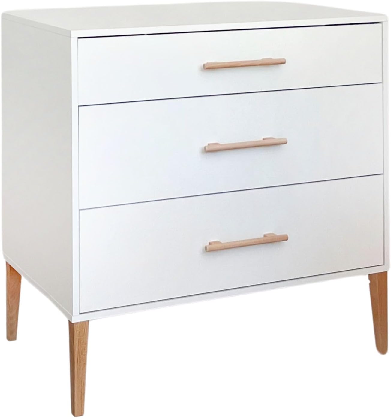 Table a Langer Bebe ILA - Commode Chambre Enfant - Compacte Enfant Meuble de Rangement - Commode a Langer Bebe - Réalise Chambre Bebe Complete avec Un Lit - Tables à Langer - Plan à Langer Blanc