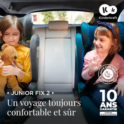 Test Kinderkraft JUNIOR FIX i-Size : le siège auto qui mise sur la sécurité et le confort