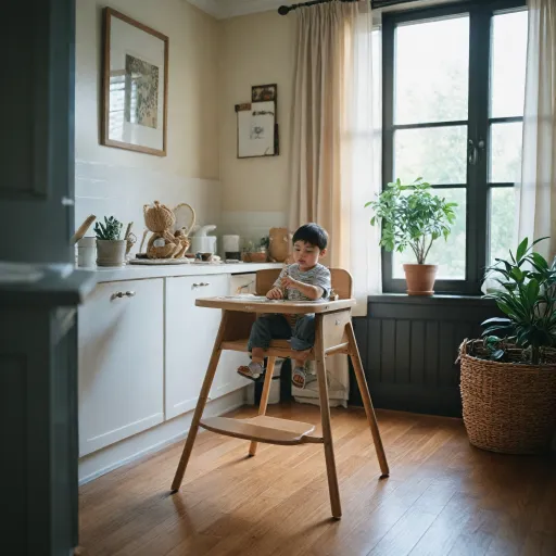Chaise haute évolutive : le choix durable et design pour accompagner la croissance de votre enfant