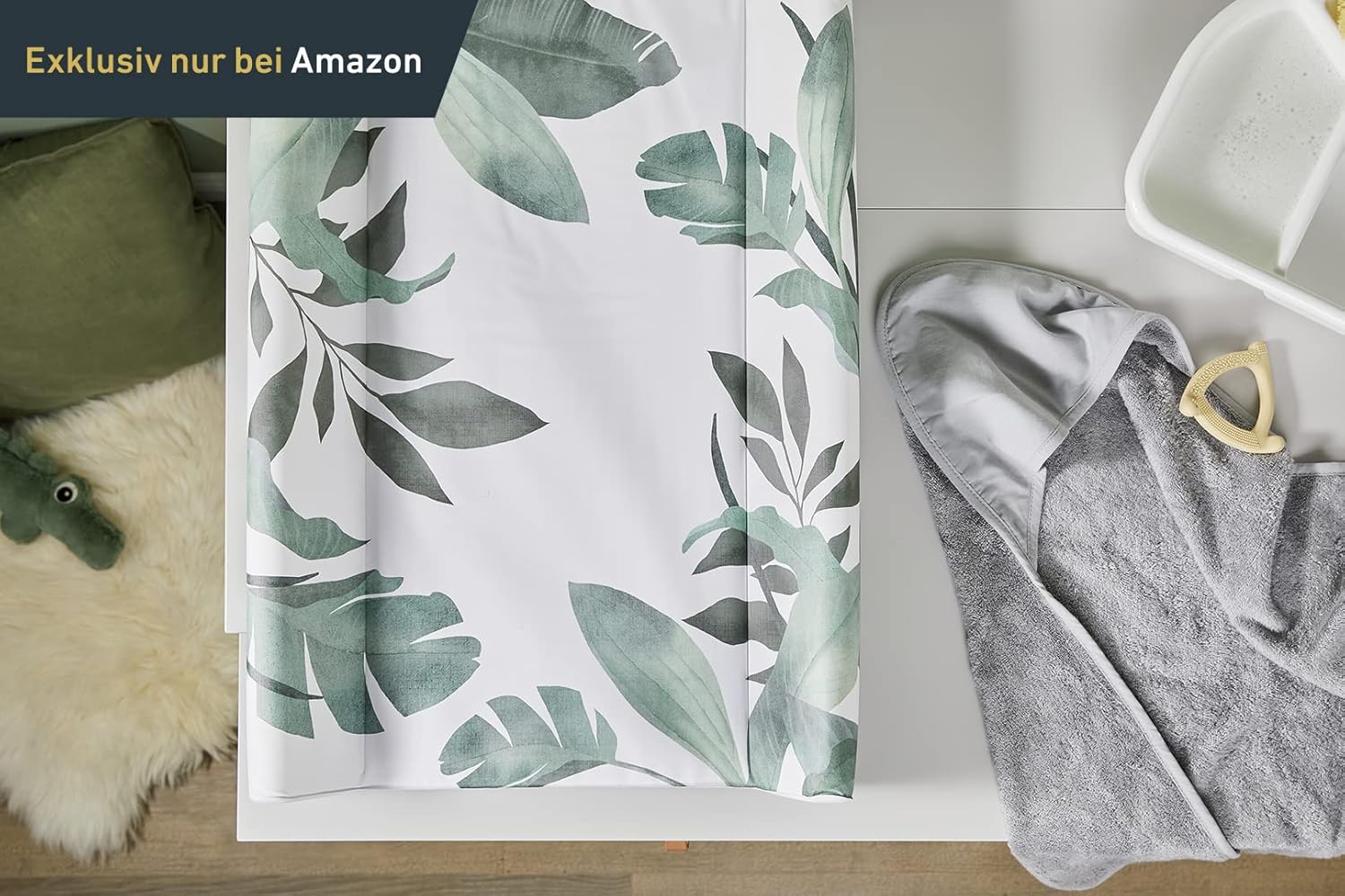 Matelas à langer Keil Exclusiv sur Amazon Motif Soft Tropical 200990010DMAZ Tropical doux 50 x 70 cm