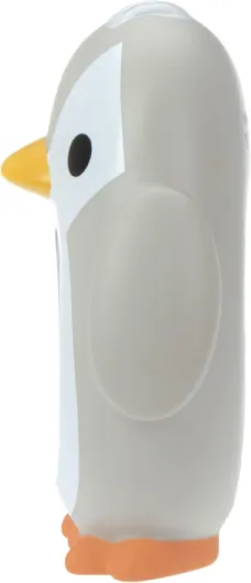 Thermomètre de bain pour bébé en forme de pingouin - Écran facile à lire - Sans BPA - Gris - Convient dès 0 mois Contemporain