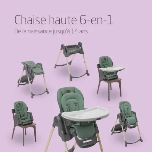 Test Maxi-Cosi Minla : la chaise haute évolutive qui veut remplacer le transat et le tabouret
