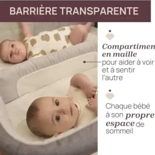 Test Chicco Next2Me Twins : le cododo double qui fait gagner de la place (mais pas léger à bouger)