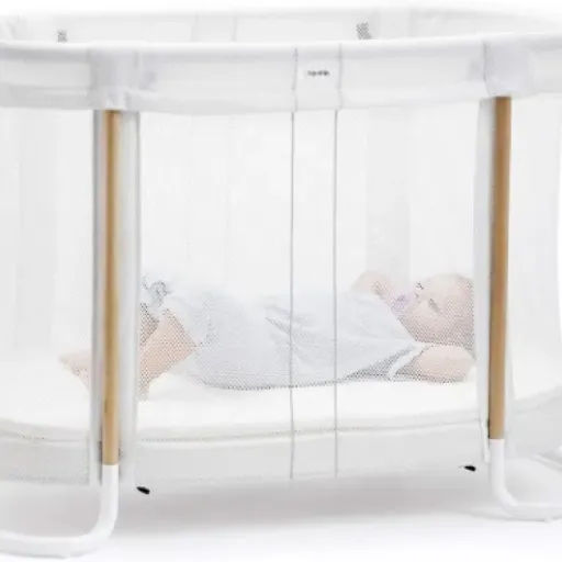 Test BabyBjörn Berceau Évolutif Blanc : pratique, sécurisé… mais loin d’être donné