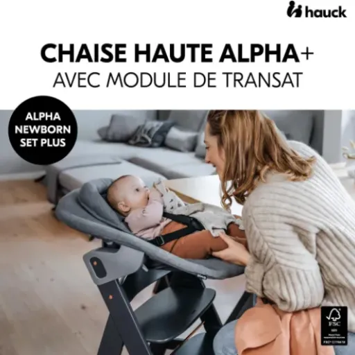Test Hauck Chaise Haute Bébé Evolutive Alpha Newborn Set Plus : la Tripp Trapp du parent fauché (en gros)