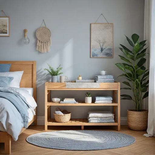 Choisir une table à langer élégante et sûre pour la chambre de bébé