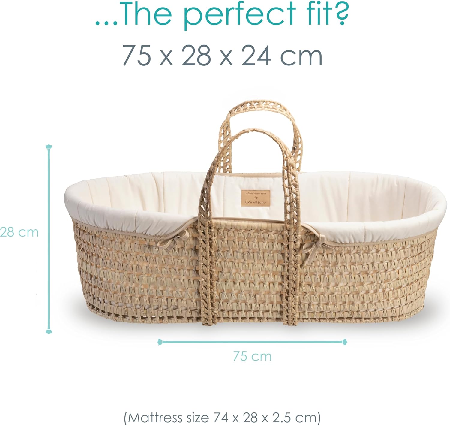 Clair de Lune Couffin Crème Naturelle