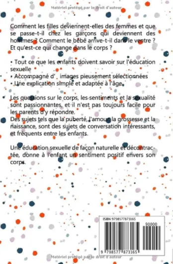 Livre d’éducation sexuelle Pour garçons et filles à partir de 8 ans: L’éducation sexuelle adaptée aux enfants