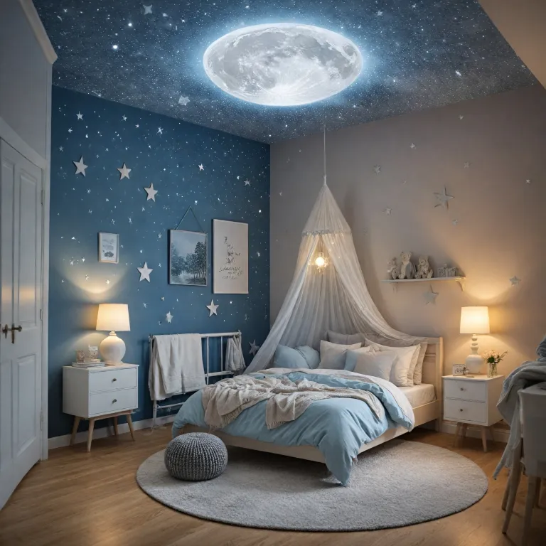 Veilleuse à projection : un ciel étoilé apaisant pour la chambre de bébé