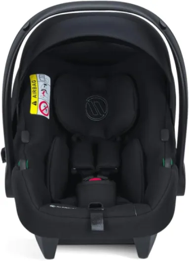 Avionaut Cosmo Smart – Siège auto bébé i-Size 0–13 kg, sécurité et confort à petit prix, ISOFIX ou ceinture (Black)