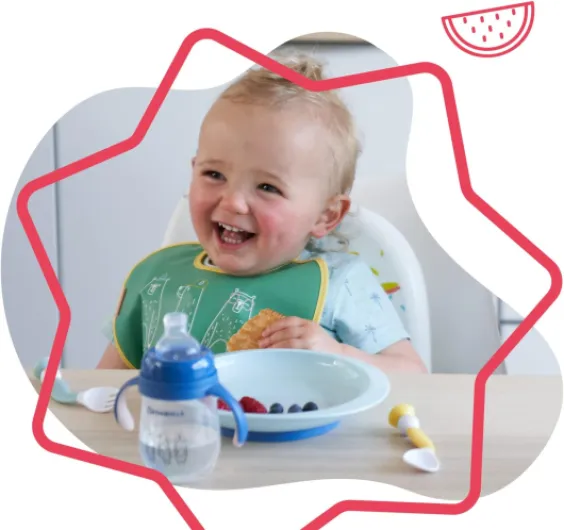 Lot de 3 assiettes antidérapantes et incassables, Multicolore, 12 m plus