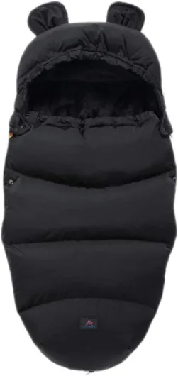Gorger Chancelière Poussette Universelle Confortable Sac de Couchage Bébé Hiver Chaud Imperméable Couverture Emmaillotage pour Poussette, Landaus, Buggy, Siège Auto, Lits Bébé (Noir)