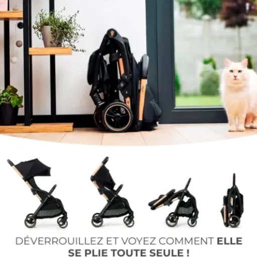 Test Kinderkraft APINO : la poussette légère qui mise tout sur le pliage automatique