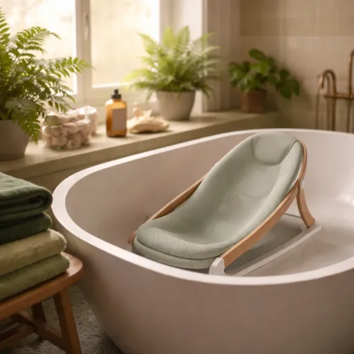 Choisir un transat de bain bébé élégant et sûr pour un rituel apaisant