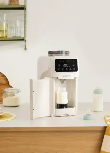 CREATE/BABY THERA MATIC/Préparateur de biberons automatique avec doseur de formule blanc cassé/Température et dosage réglables, différentes hauteurs de biberons, autonettoyage, 1350W