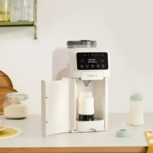 Test CREATE Baby Thera Matic : le préparateur de biberons pratique mais pas encore bien calibré