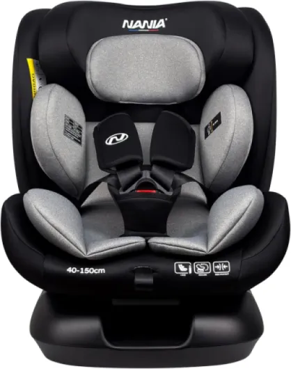 Prato evol +, Siège auto enfant, I-Size, 40-150 cm, dos route jusqu'à 105cm, Evolutif naissance à 12 ans, Fixations ceinture de sécurité, Réglage de l'Appui-tête et de l'Inclinaison.