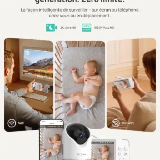 Test Dr.Care VistaView 5” : le babyphone hybride écran + appli qui fait (presque) tout