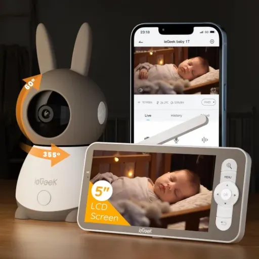 Test ieGeek Baby 1T 2K/5" : le babyphone qui fait le job sans être parfait