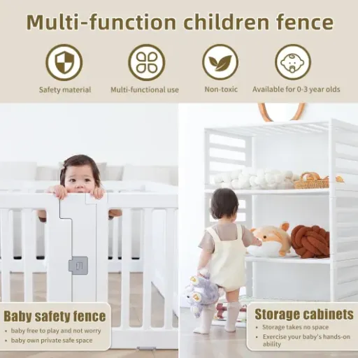 Test Gupamiga Parc Bébé Modulable 150 x 180 cm : un grand enclos qui fait le job pour sécuriser bébé