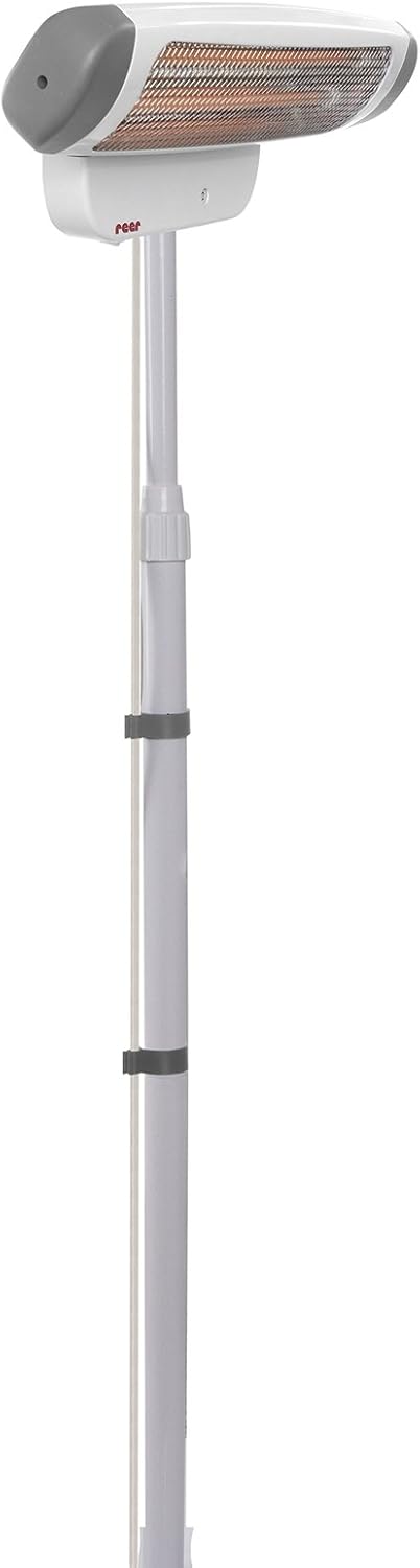 Reer Le radiateur thermique 2en1 chauffage rayonnant, blanc/gris Single