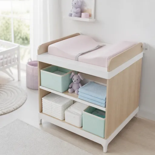 Choisir une table à langer élégante et sûre pour la chambre de bébé
