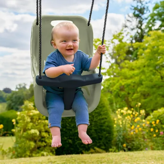 Siege bébé balançoire h190-250cm Vert Kaki