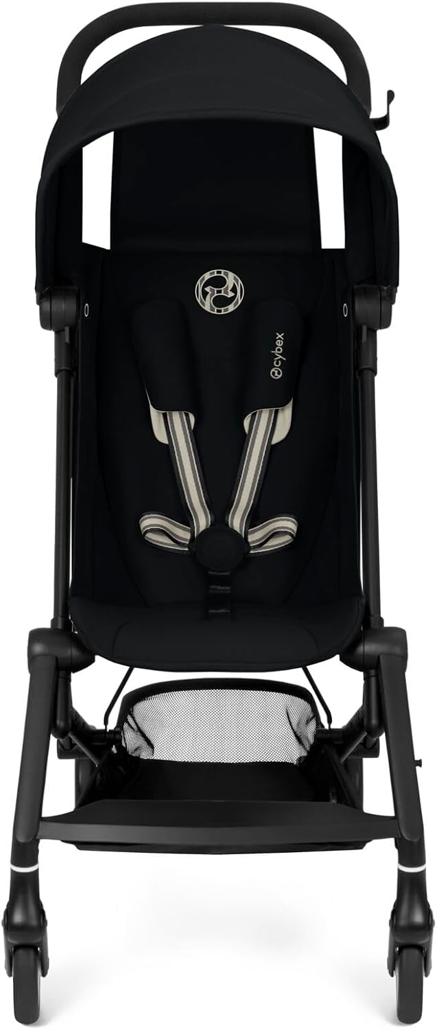 Poussette CYBEX Gold AGIS, De 6 mois à 4 ans environ (22 kg max.), Convient comme bagage à main, Magic Black (Noir)
