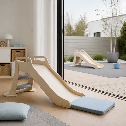 Toboggan enfant : choisir une glissière de jeux sûre et stimulante pour le jardin et la maison